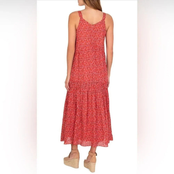 NWT Cotton Joie Maxi tiered dress Tea Rose MSRP $248 Medium REVOLVE - Picture 2 of 12